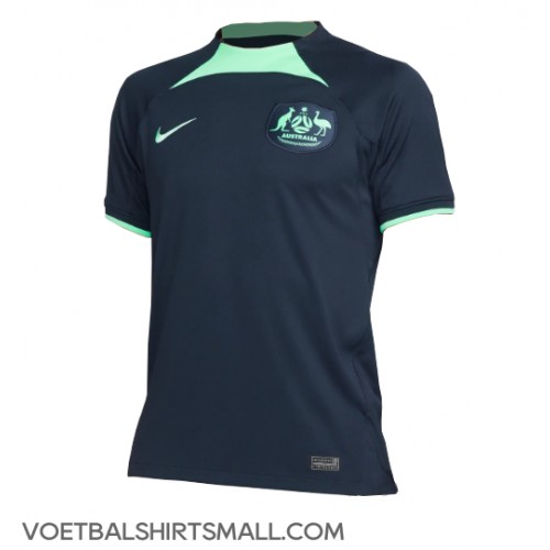 Australië Voetbalkleding Uitshirt WK 2022 Korte Mouwen